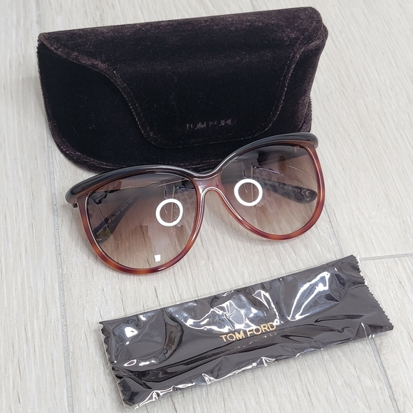 TOM FORD Josephine Black Brown Sunglasses TF296. - Picture 6 of 7